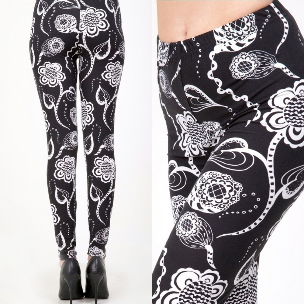 Buttery Softfloral Print Leggings